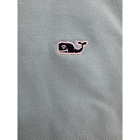Vineyard Vines Heritage Polo Shirt Short Sleeve‎ Whale Logo Aqua Women's XS NWOT - Picture 4 of 4